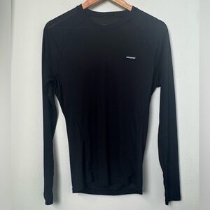 Patagonia Capilene 2 Long Sleeve Lightweight Crew Top Black Women’s Size Small‎